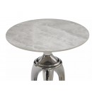 Стол журнальный SIGNAL SNAKE белый/серебряный 48/55